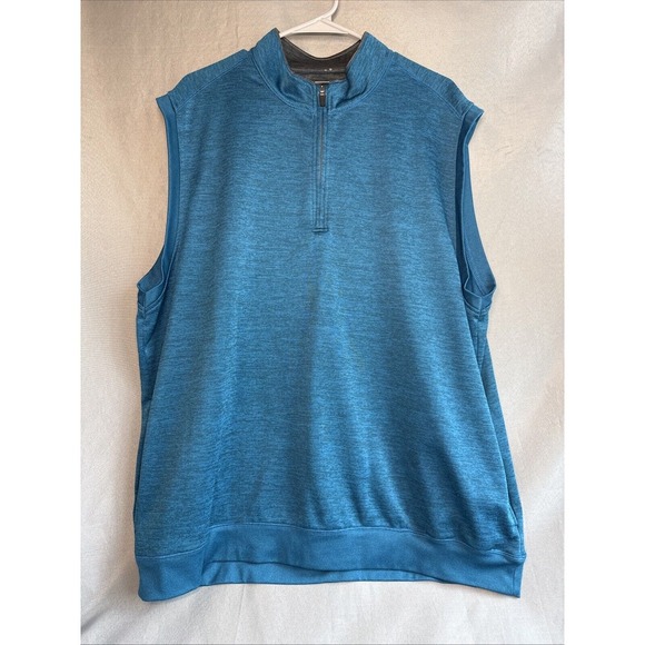 PGA Tour | Golf Vest with Pockets | Men's 2 XL | Teal Green‎ - Picture 1 of 11